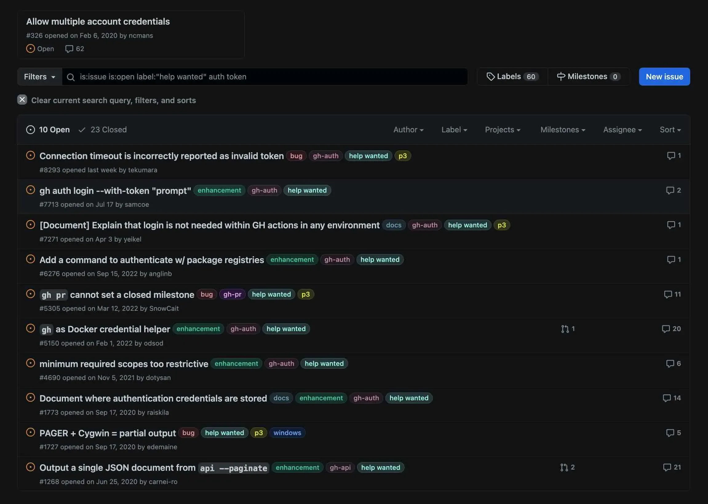 Using the filtered search within the browser to visualize what the command should do